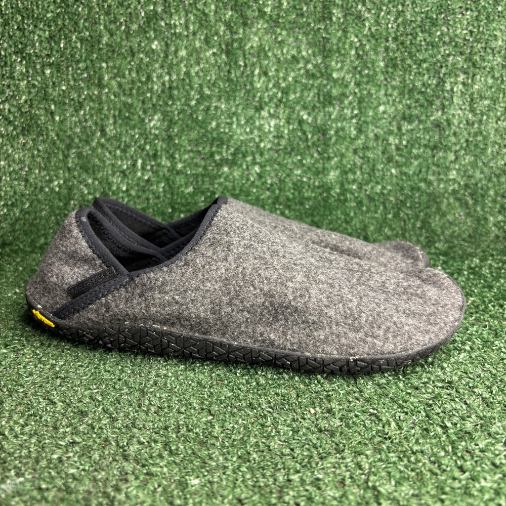 Merrell Cozy Glove Wool Felt Vibram Slip On Comfort Casual Shoes Grey Womens 10